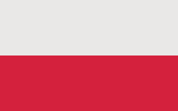 Biało czerwona flaga Polski