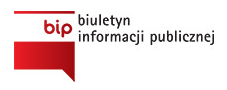 Logo Biuletynu Informacji Publicznej z biało czerwoną flagą i napisem BIP